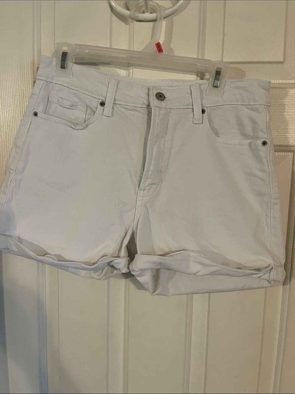 Old navy OG straight Women’s Roll-Hem Denim Shorts size 10